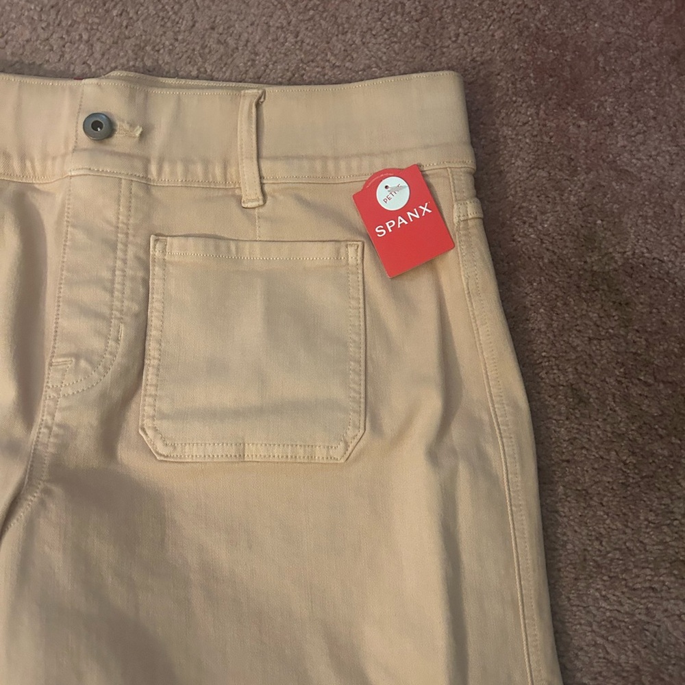 SPANX Tan Chinos Smooth Cotton Blend